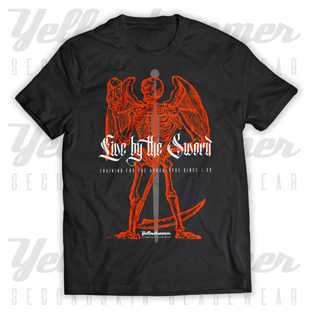 HEMA Streetwear: LIVE BY THE SWORD : Grim Reaper : T-shirt
