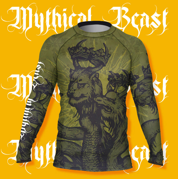 Men's Mythical Beast - 7 headed beast - Rashguard