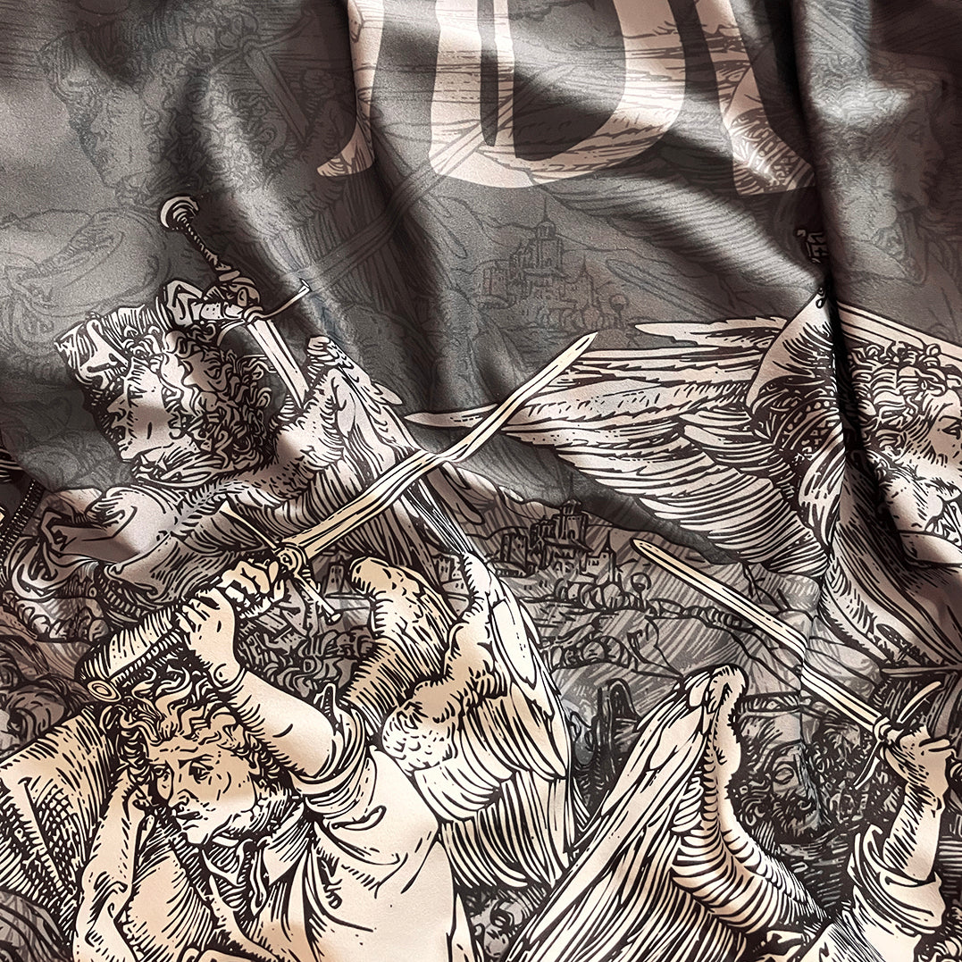 Men's : ALBRECHT DURER Angels with Longswords - Apocalypse 1333 : Rashguard