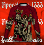 Men's : RED "Training for the Apocalypse since 1333" : Rashguard