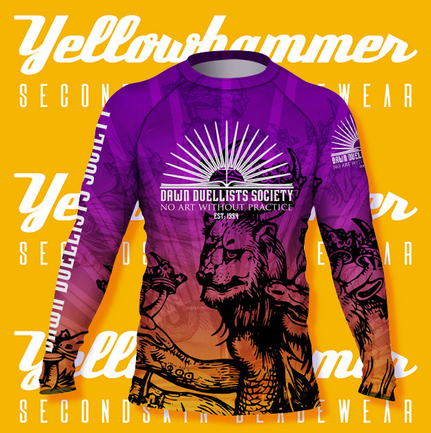 Men's Yellowhammer Custom Rashguard : Dawn Duellists Society :