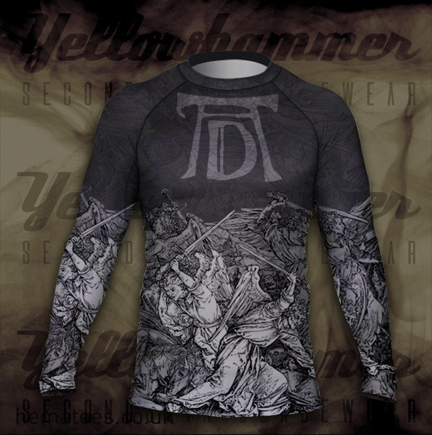 Men's ALBRECHT DURER Angels with Longswords Apocalypse 1333 Rashguard