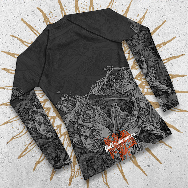 Men's : ALBRECHT DURER Angels with Longswords - Apocalypse 1333 : Rashguard