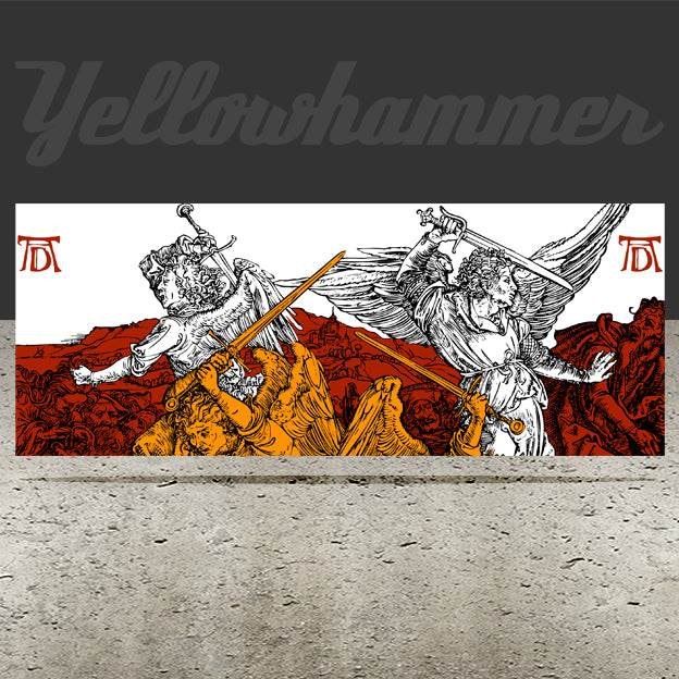 Durer Angels with Longswords mug