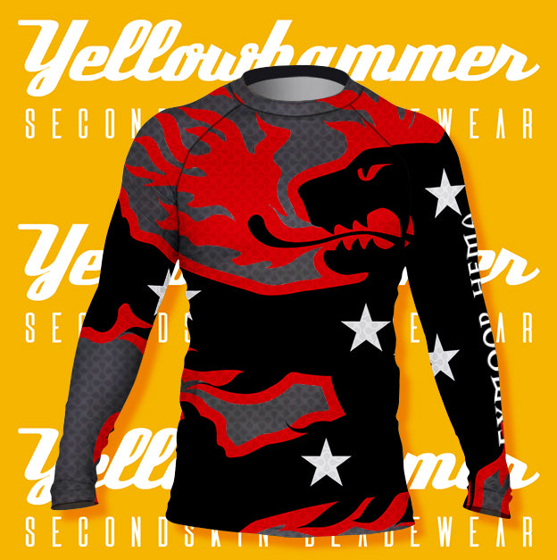 Men's : Exmoor HEMA : Red Beast Special : Custom Rashguard