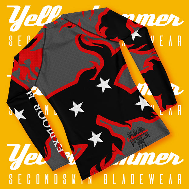 Men's Yellowhammer Custom Rashguard : Exmoor HEMA :  Red Beast Special