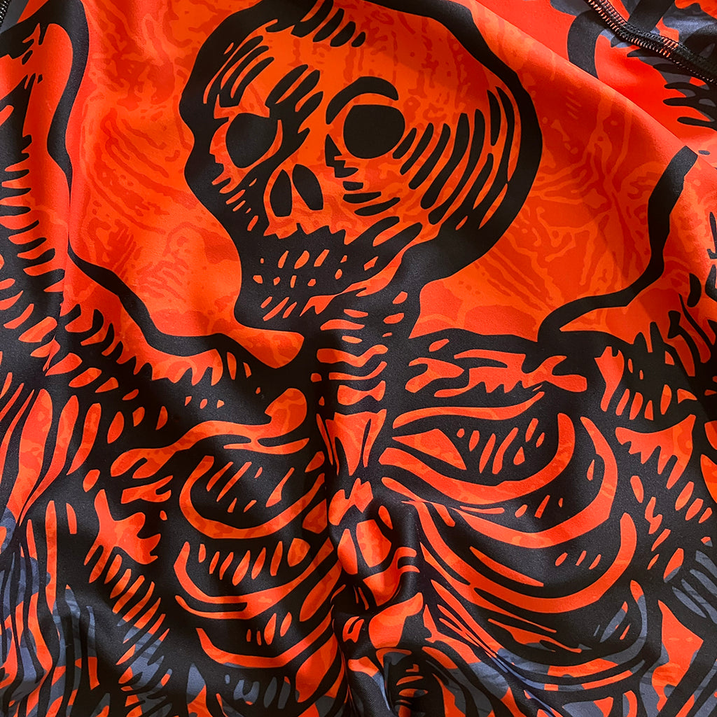 Women's : Grim Reaper - Red Sun : Rashguard