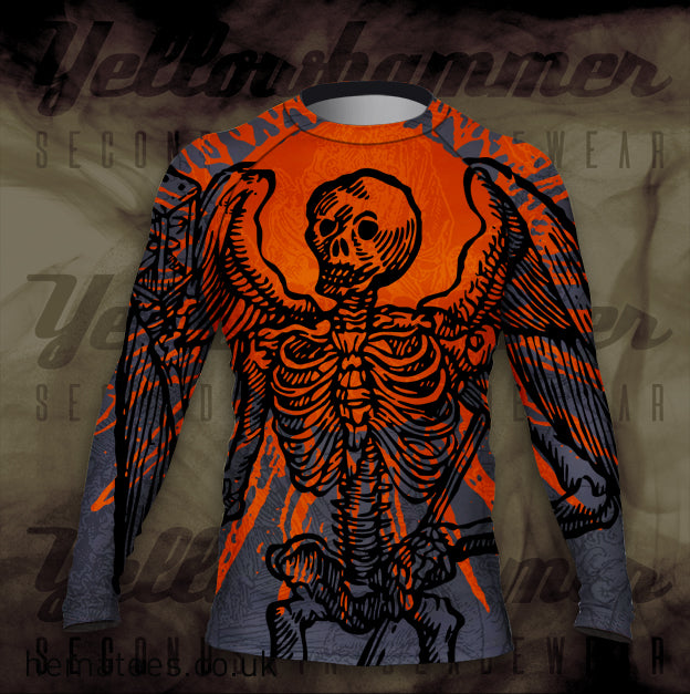 Men's Yellowhammer Grim Reaper Red Sun Rashguard