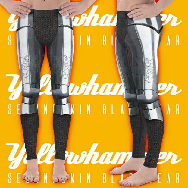 Men's : Gloryhammer : Half Armour Custom Leggings