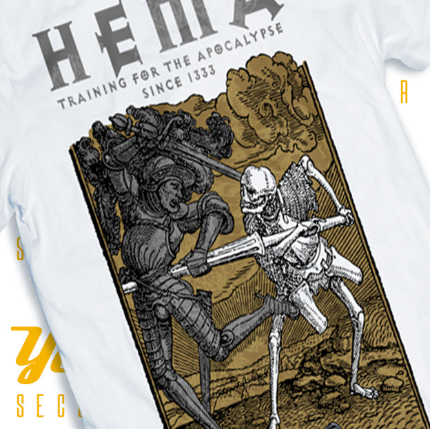 HEMA White Streetwear : Training for the Apocalypse : Unisex T-shirt