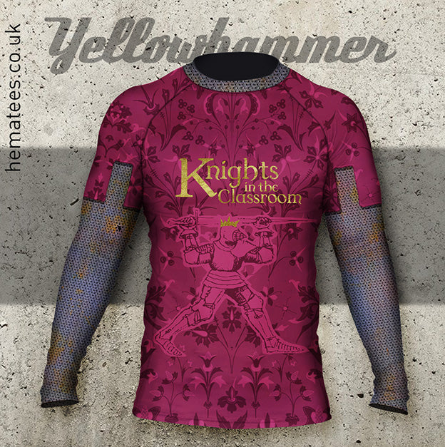 Men's Yellowhammer Custom Knights in the Classroom Rashguard