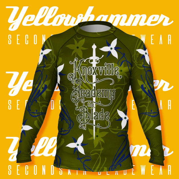 Men's Yellowhammer Custom : Knoxville Academy of the Blade : Rashguard