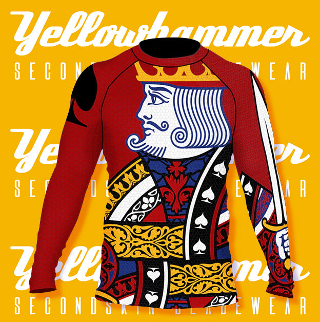 Men's Yellowhammer : King of Spades : Rashguard