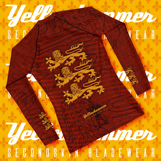 Men's Yellowhammer : Plantagenet King of England : Rashguard