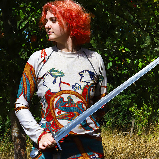 Women's : Bayeux Tapestry : Rash Guard