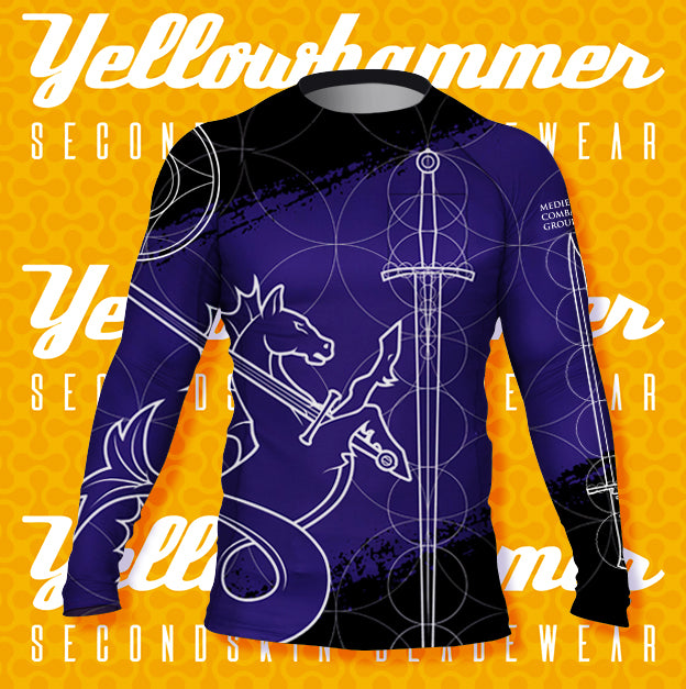 Men's : Medieval Combat Group : Rashguard, Black Option.