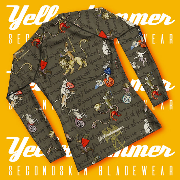 Men's : Marginalia Bunnies REDUX 2025 : Rashguard