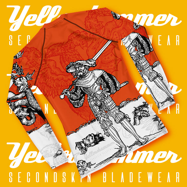 Women's : Zweihander Versus The Seven Headed Beast : Rashguard
