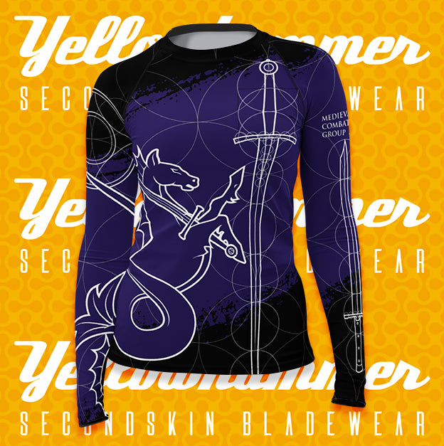 Women's : Medieval  Combat Group : Rashguard, Black Option