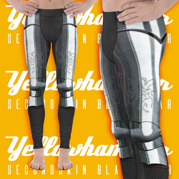 Men's : Gloryhammer : Half Armour Custom Leggings