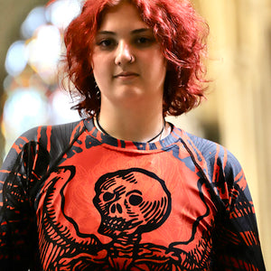 Men's Yellowhammer Grim Reaper Red Sun Rashguard