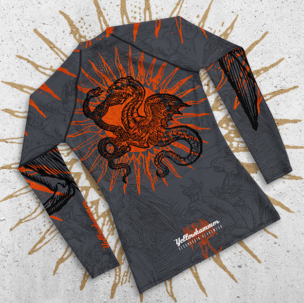 Men's : Grim Reaper - Red Sun : Rashguard
