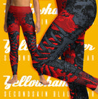Women's : Skeleton and Roses : Yoga Leggings