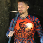Men's : Grim Reaper - Red Sun : Rashguard