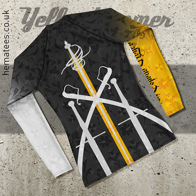Men's : Espada Negra : Custom Rashguard