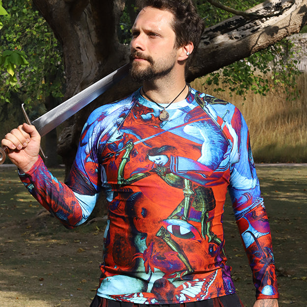 Women's : Bruegel's Fall of the Rebel Angels : Rashguard