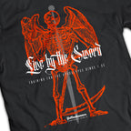HEMA Streetwear: LIVE BY THE SWORD : Grim Reaper : T-shirt