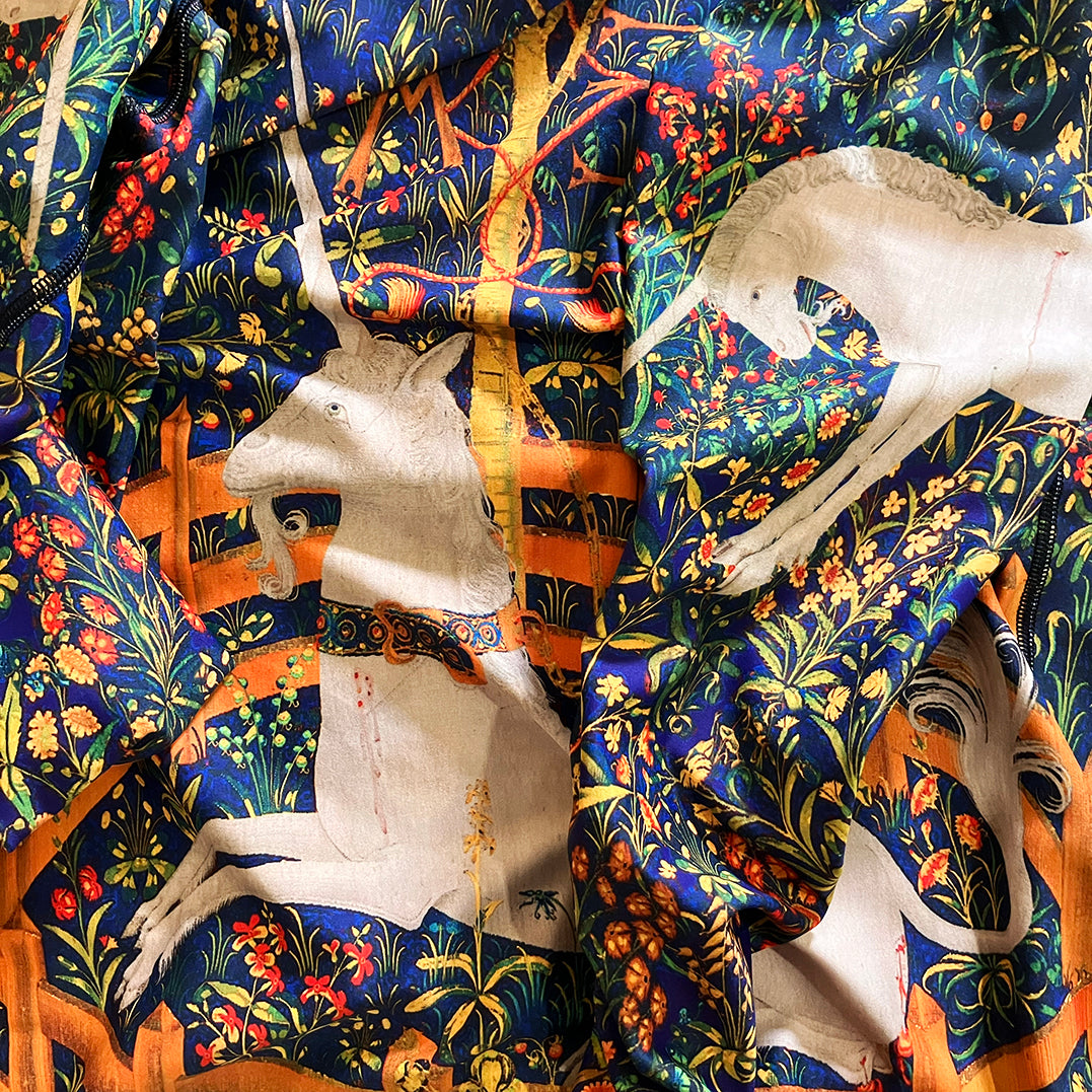 Women's : The Unicorn Rests In A Garden : Rashguard