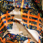 Men's : The Unicorn Rests In A Garden : Rashguard