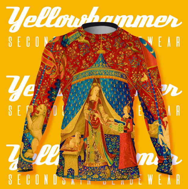 Men's Yellowhammer Lady and the Unicorn Rashguard