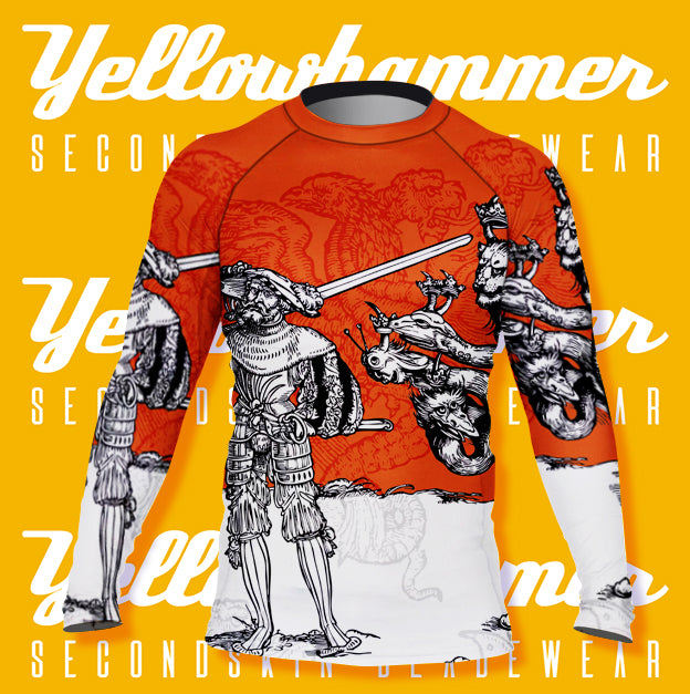 Men's : Zweihander Versus the Seven Headed Beast : Rashguard
