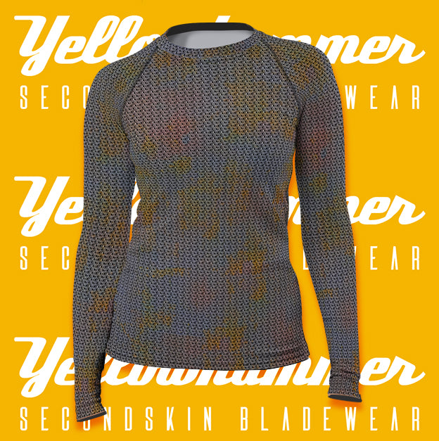 Women's Yellowhammer Black Dog Rusted Mail  Rashguard