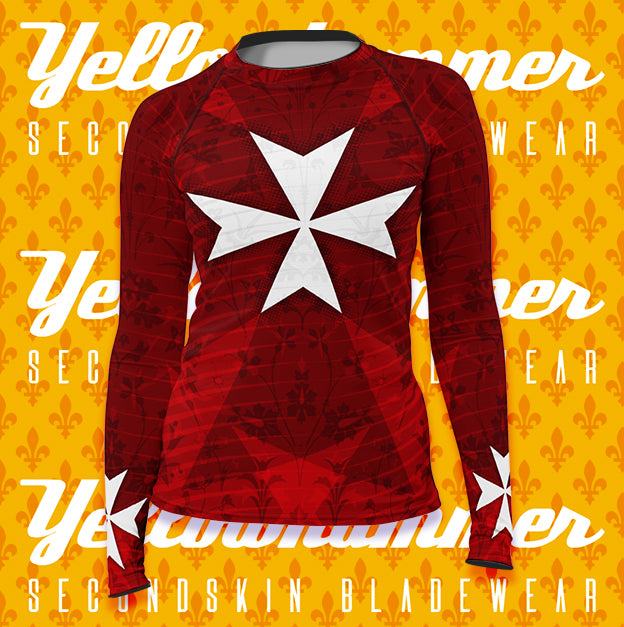 Women's: Knight Hospitaller : Rashguard - Hematees