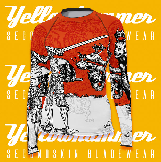 Women's : Zweihander Versus The Seven Headed Beast : Rashguard
