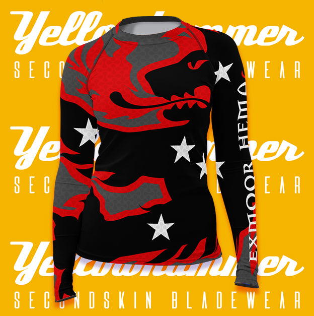 Women's : Exmoor HEMA : Red Beast Special : Custom Rashguard