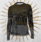 Women's : Zweihander Versus the Seven Headed Beast : Rashguard