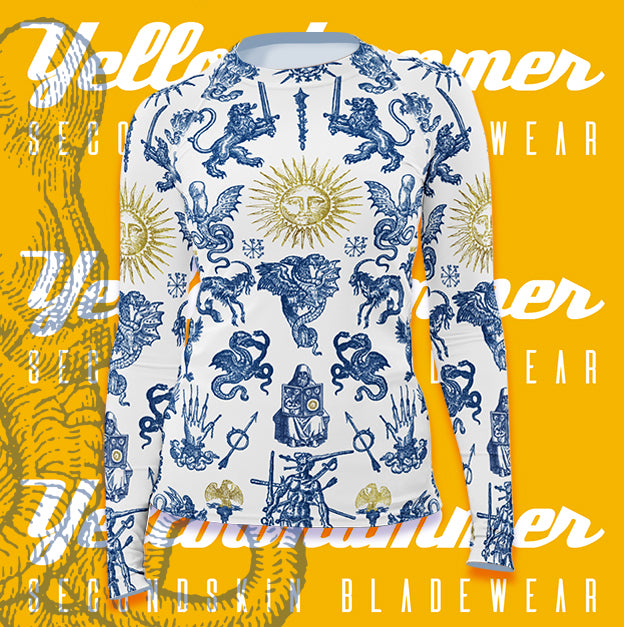 Women's Yellowhammer Porcelain Alchemy "winged tongue" Rashguard