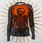 Women's : Grim Reaper - Red Sun : Rashguard