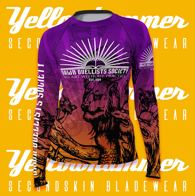 Women's Yellowhammer Custom Rashguard : Dawn Duellists Society :