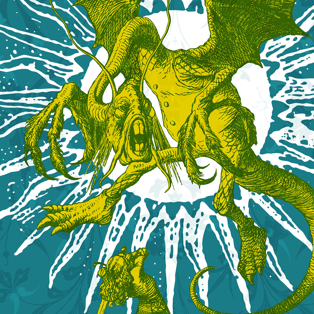 Women's : Jabberwocky, Mythcal Beast : Yoga Leggings
