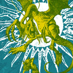 Women's : Jabberwocky, Mythcal Beast : Yoga Leggings