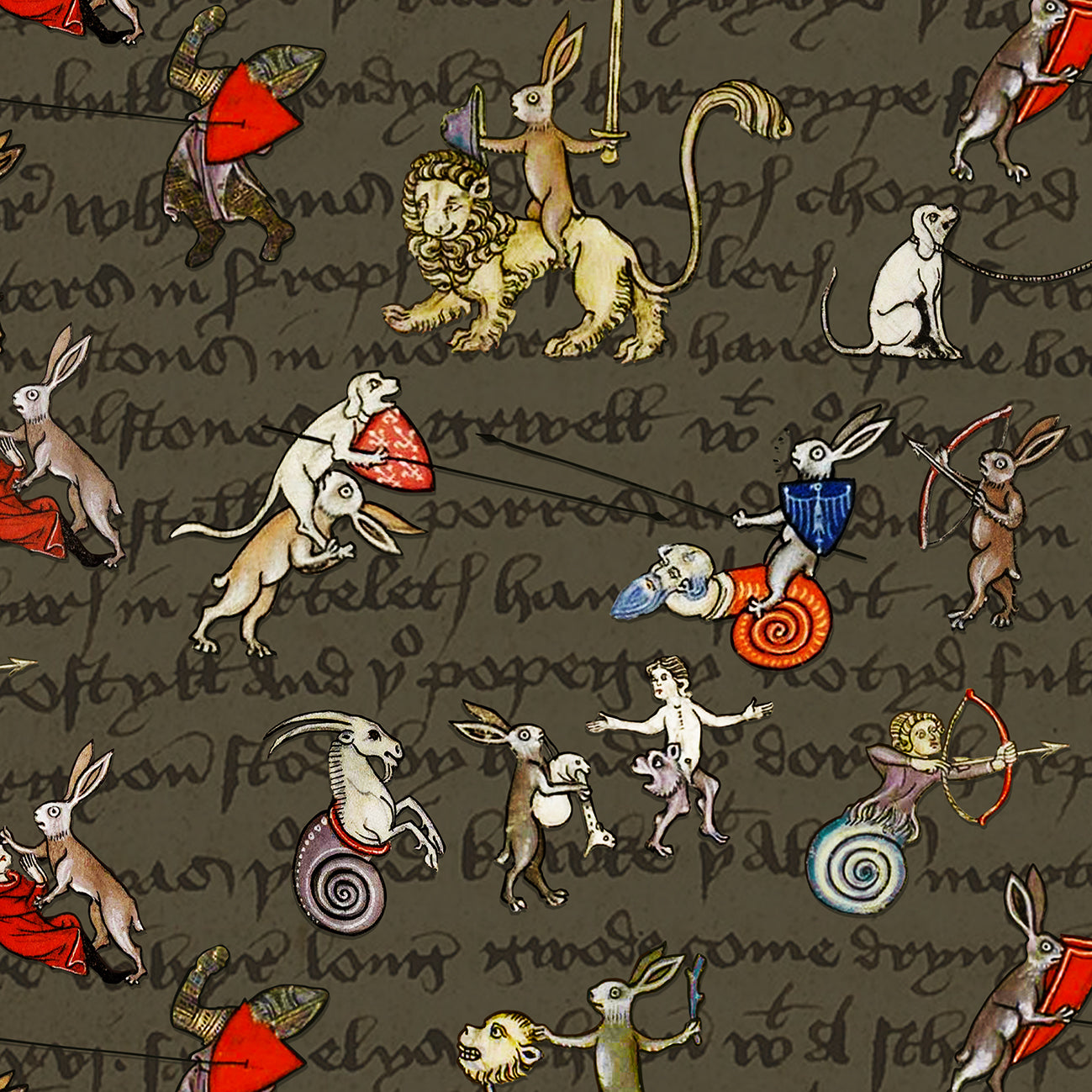 Men's : Marginalia Bunnies REDUX 2025 : Rashguard