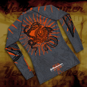 Men's Yellowhammer Grim Reaper Red Sun Rashguard