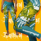 Women's : Jabberwocky, Mythcal Beast : Yoga Leggings