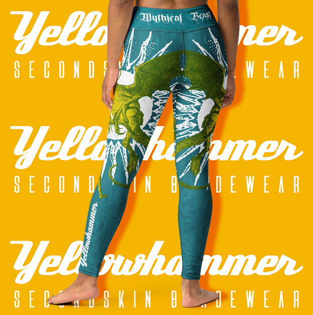 Women's : Jabberwocky, Mythcal Beast : Yoga Leggings