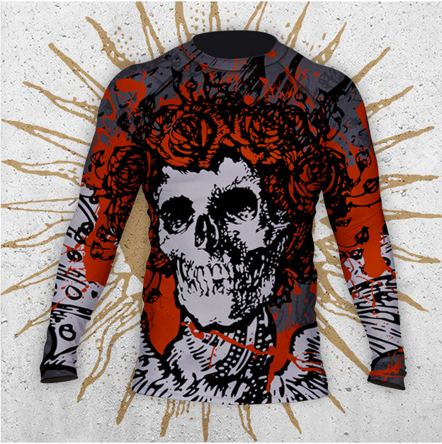 Men's : Apocalypse 1333 - Winged Skull : Rashguard